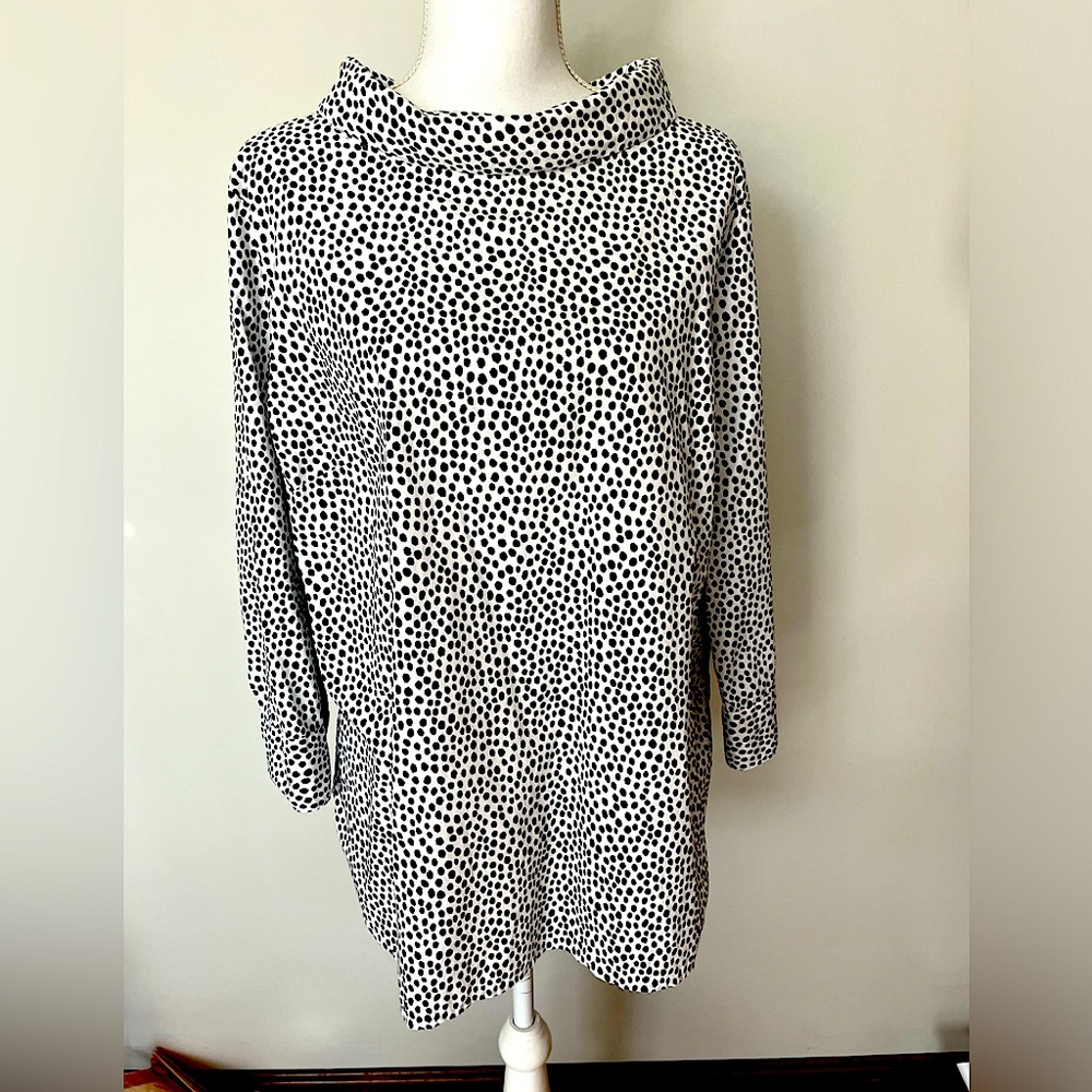 Talbots 3/4 Sleeve Cotton Blouse Size XL